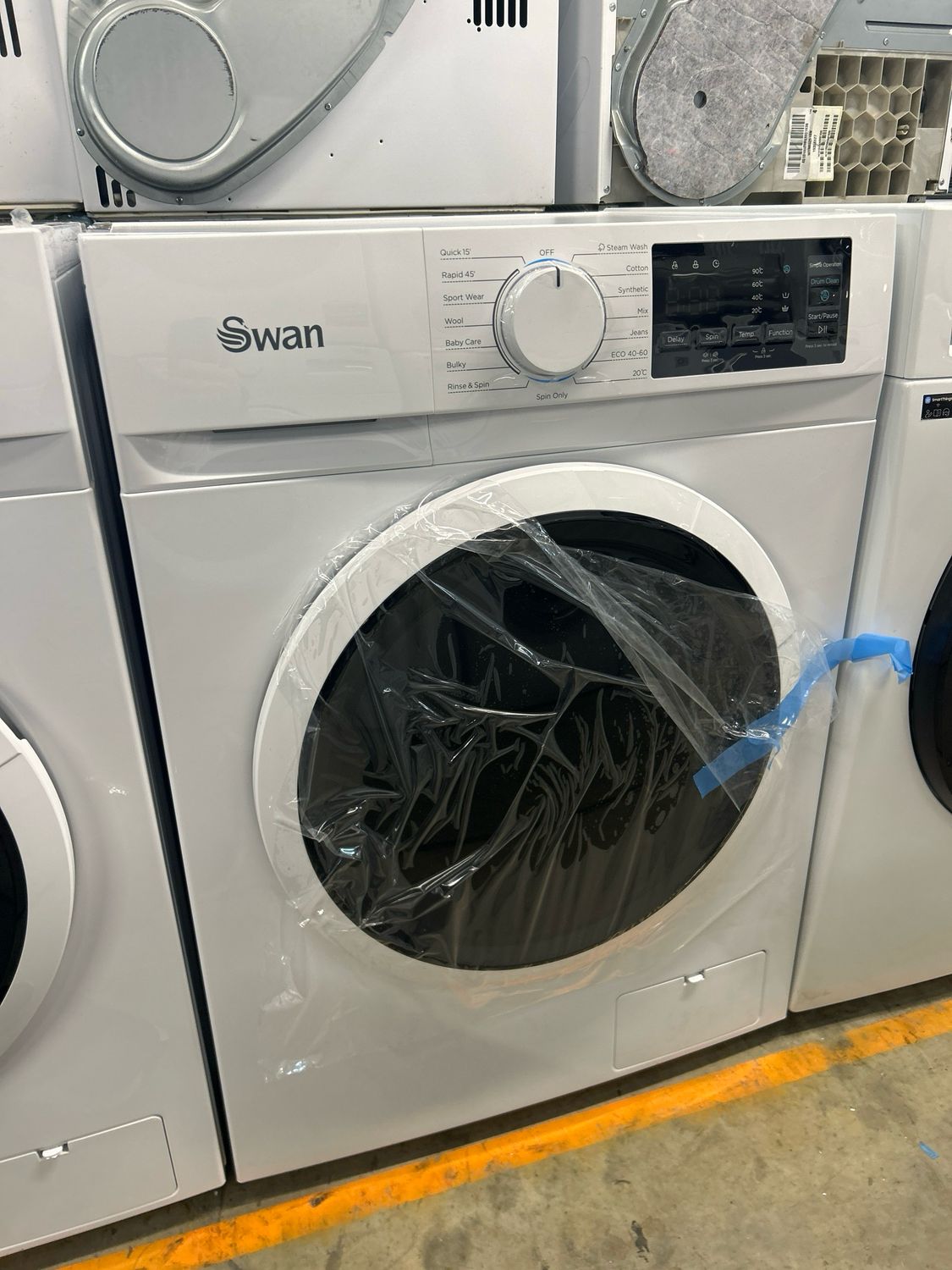 Swan SW75130W 9KG 1400rpm Washing Machine White Brand New - Out Of Box