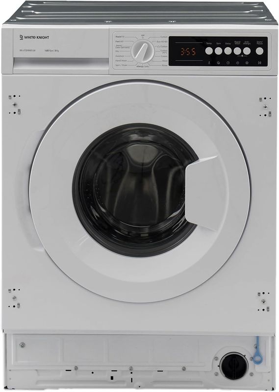 #White Knight WK-ATBIWM814W Integrated 8kg 1400rpm Washing Machine H82cm W60cm D55cm