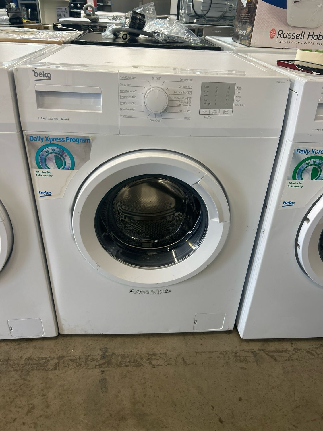 Beko WTG820M1W 8kg 1200rpm Washing Machine White