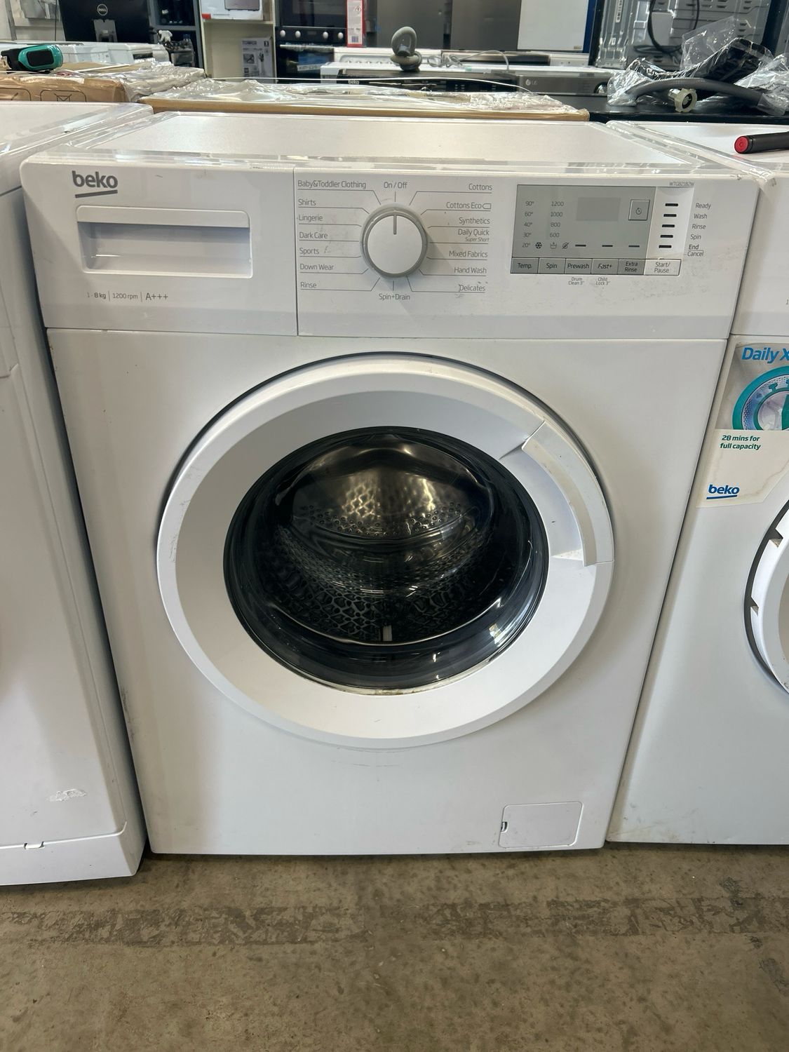 Beko WTG821B2W 8kg 1200rpm Washing Machine White