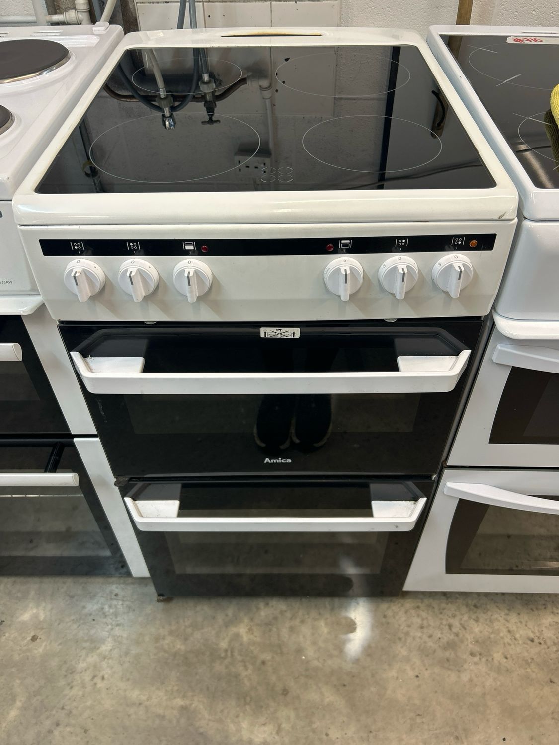 Amica 50cm Electric cooker White