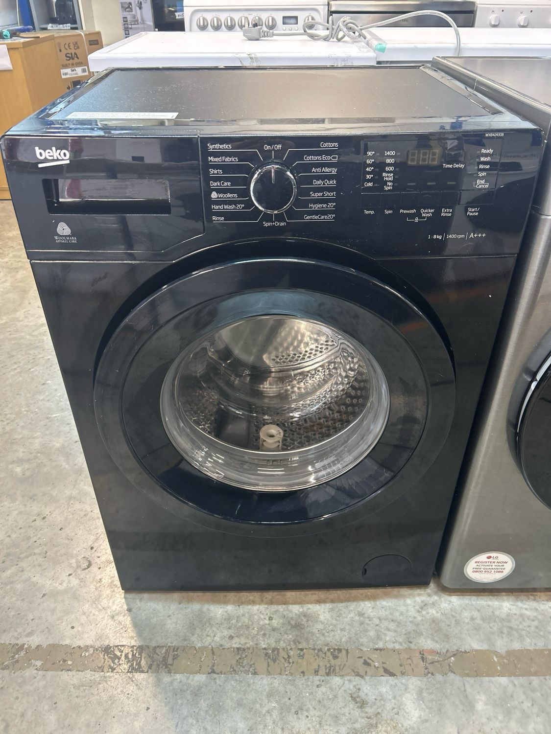 Beko WX842430W 8KG 1400rpm Washing Machine White