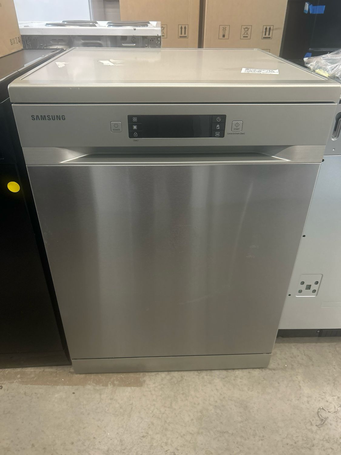 Samsung DW60CG550FSREU 60cm Freestanding Full Size Dishwasher Silver Stainless