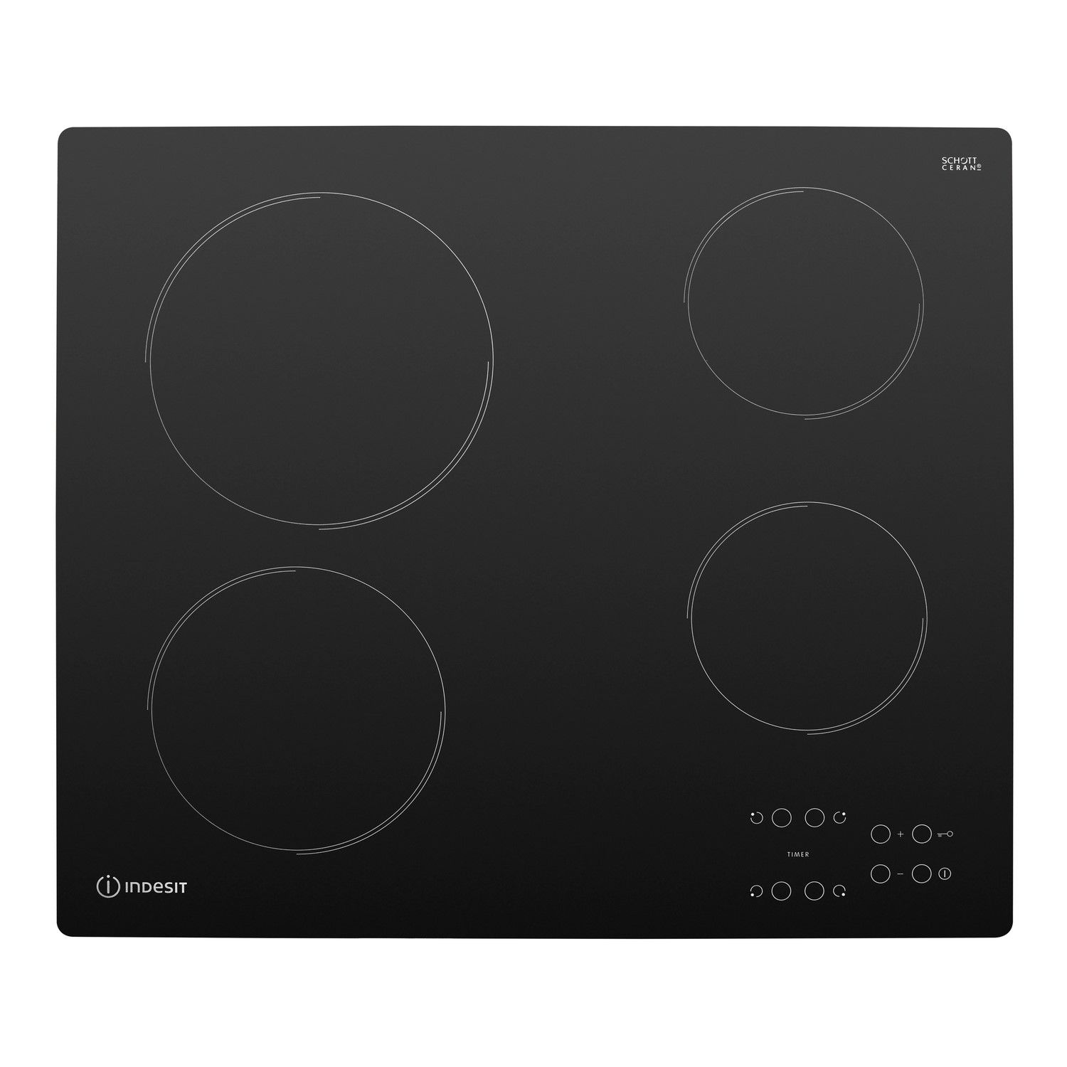 Indesit RI161C 60cm 4 Zone Ceramic Hob Brand New
