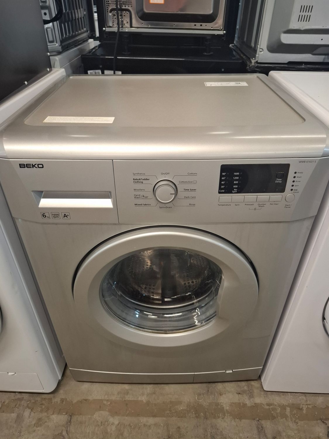 Beko WMB61631s 6kg 1600rpm Washing Machine Silver