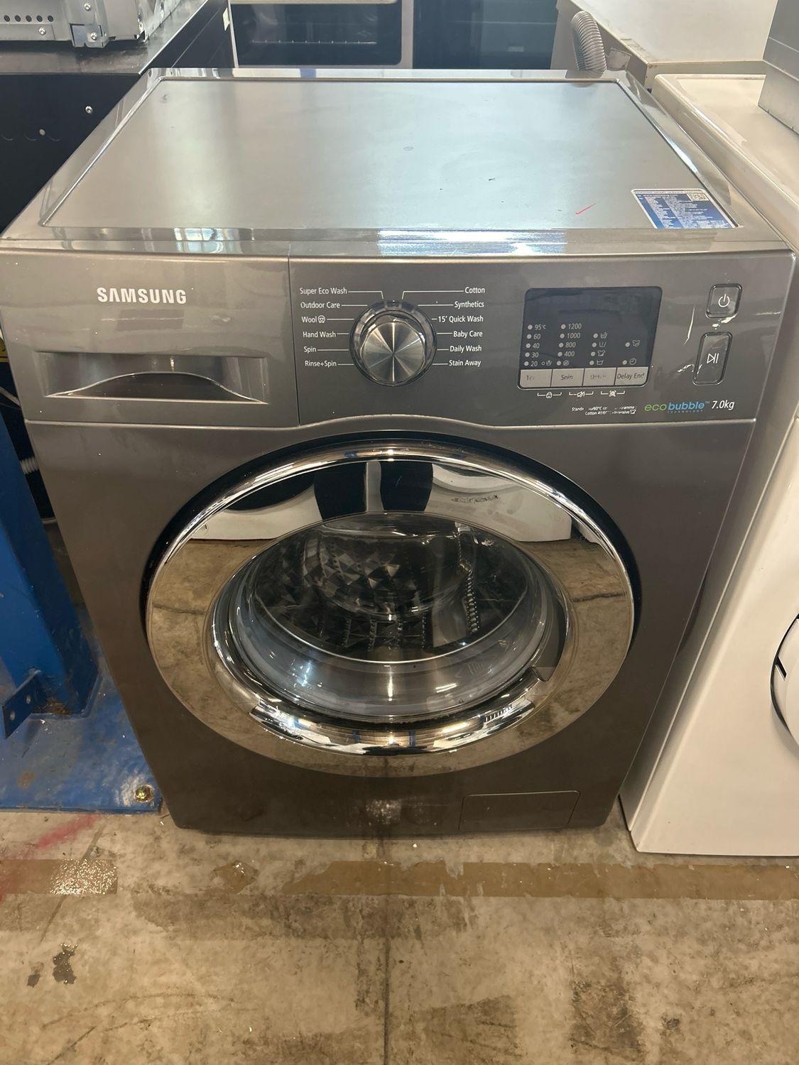 Samsung 7kg 1200 Spin Washing Machine Grey Refurbished
