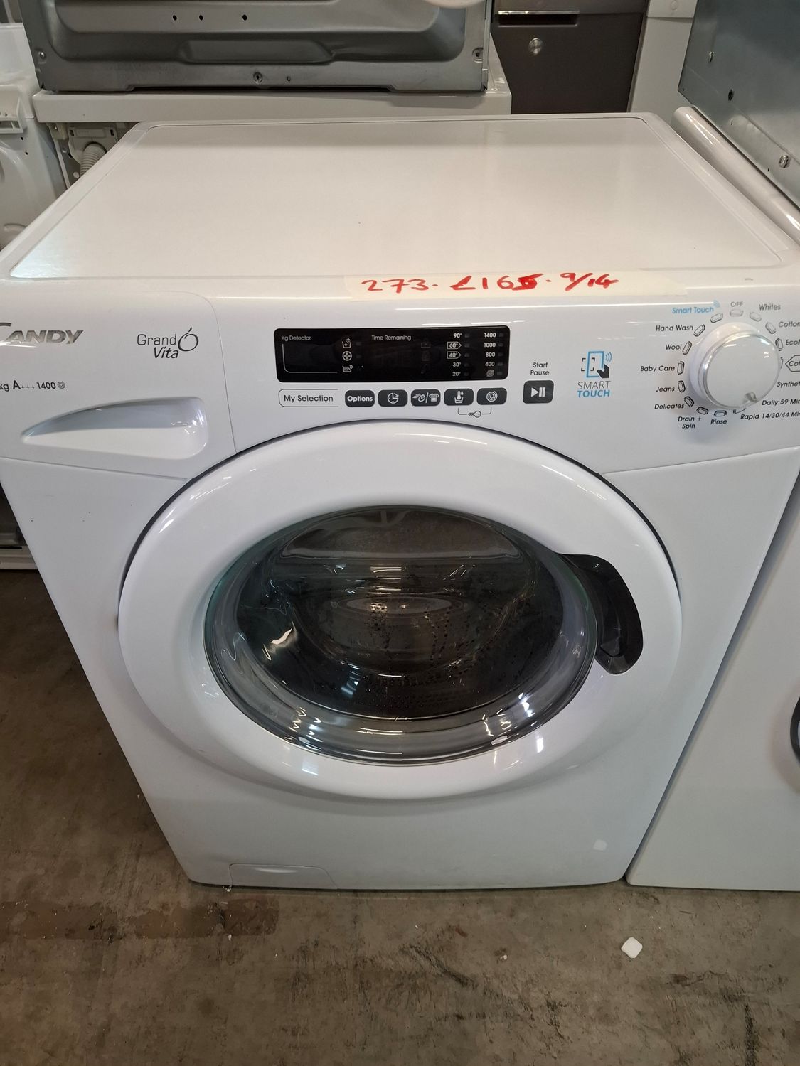 Candy GVS168D3-80 8kg 1600 Spin Washing Machine White Refurbished