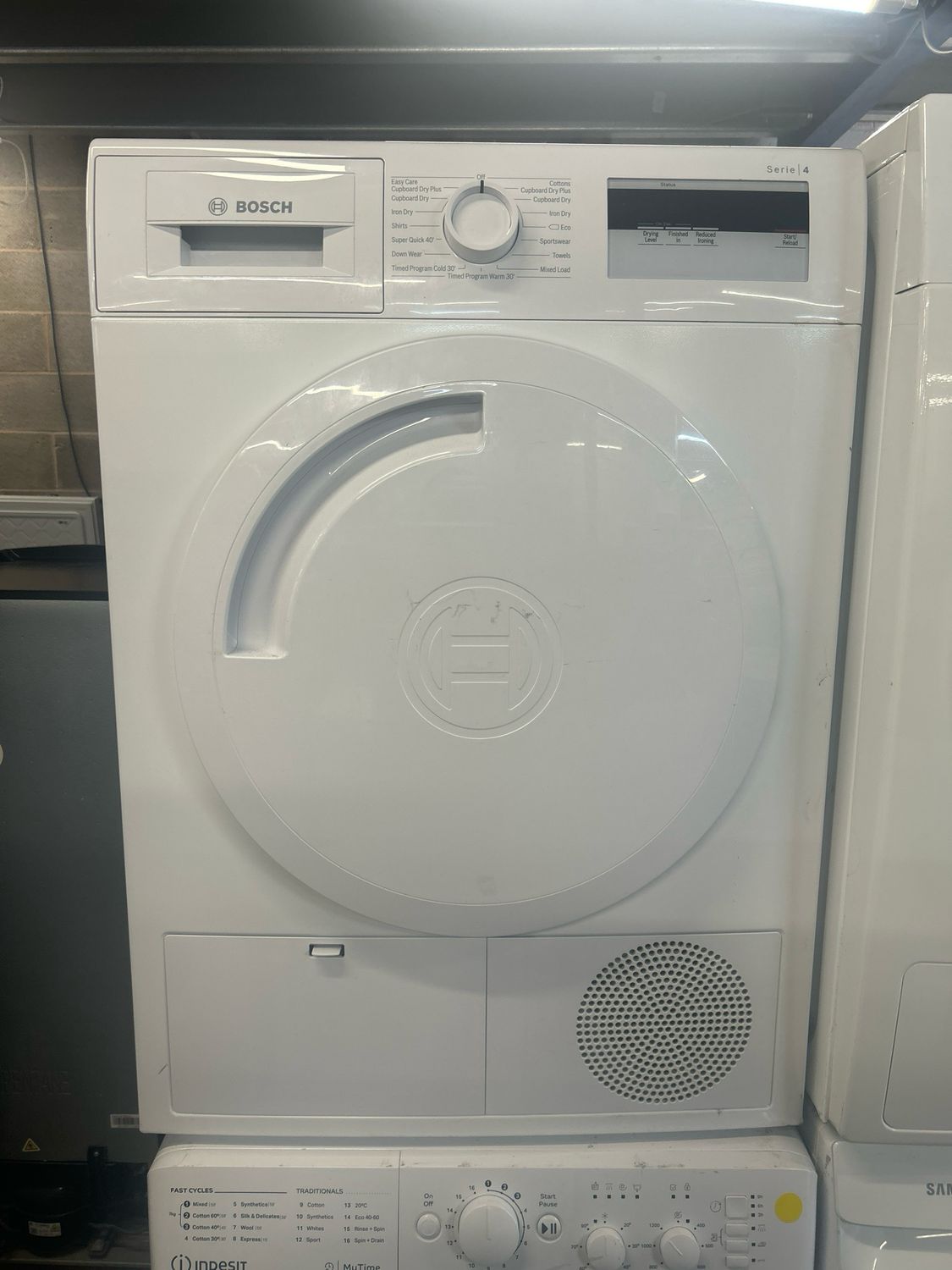 Bosch WTH84000GB White 8kg Heat Pump Tumble Dryer White