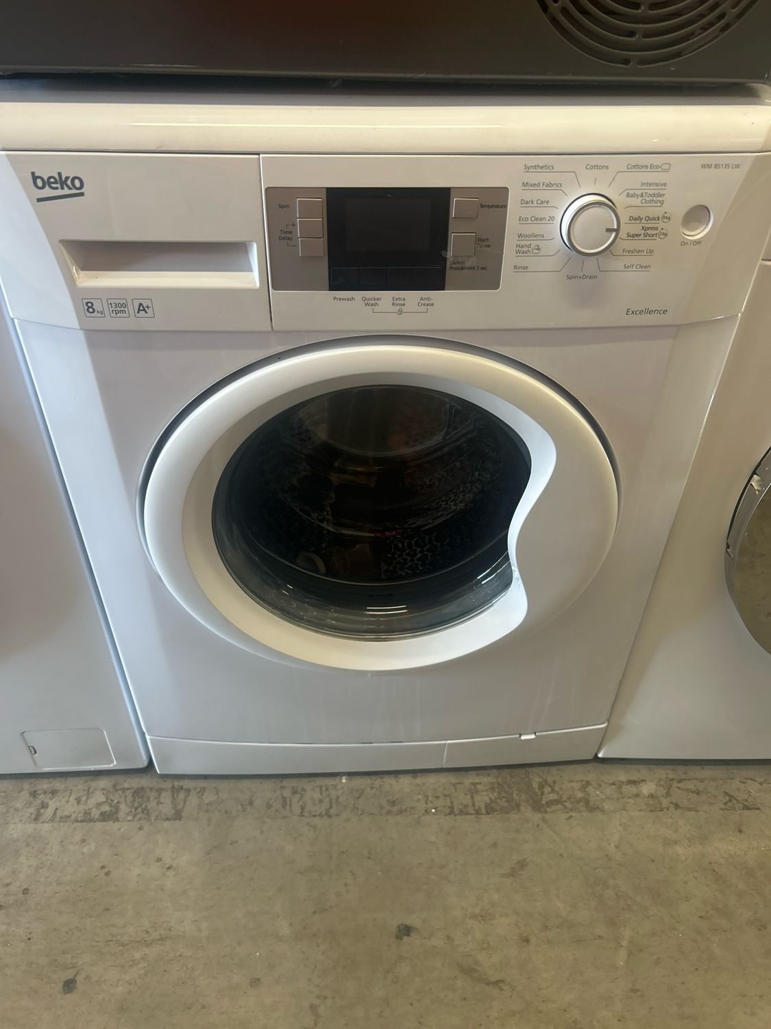 Beko WM83135LW 8kg 1300RPM Washing Machine White