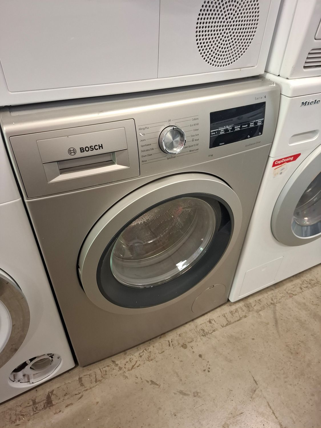 Bosch Serie 6 WAU28TS1GB 9kg Load 1400 Spin Washing Machine Silver Refurbished 