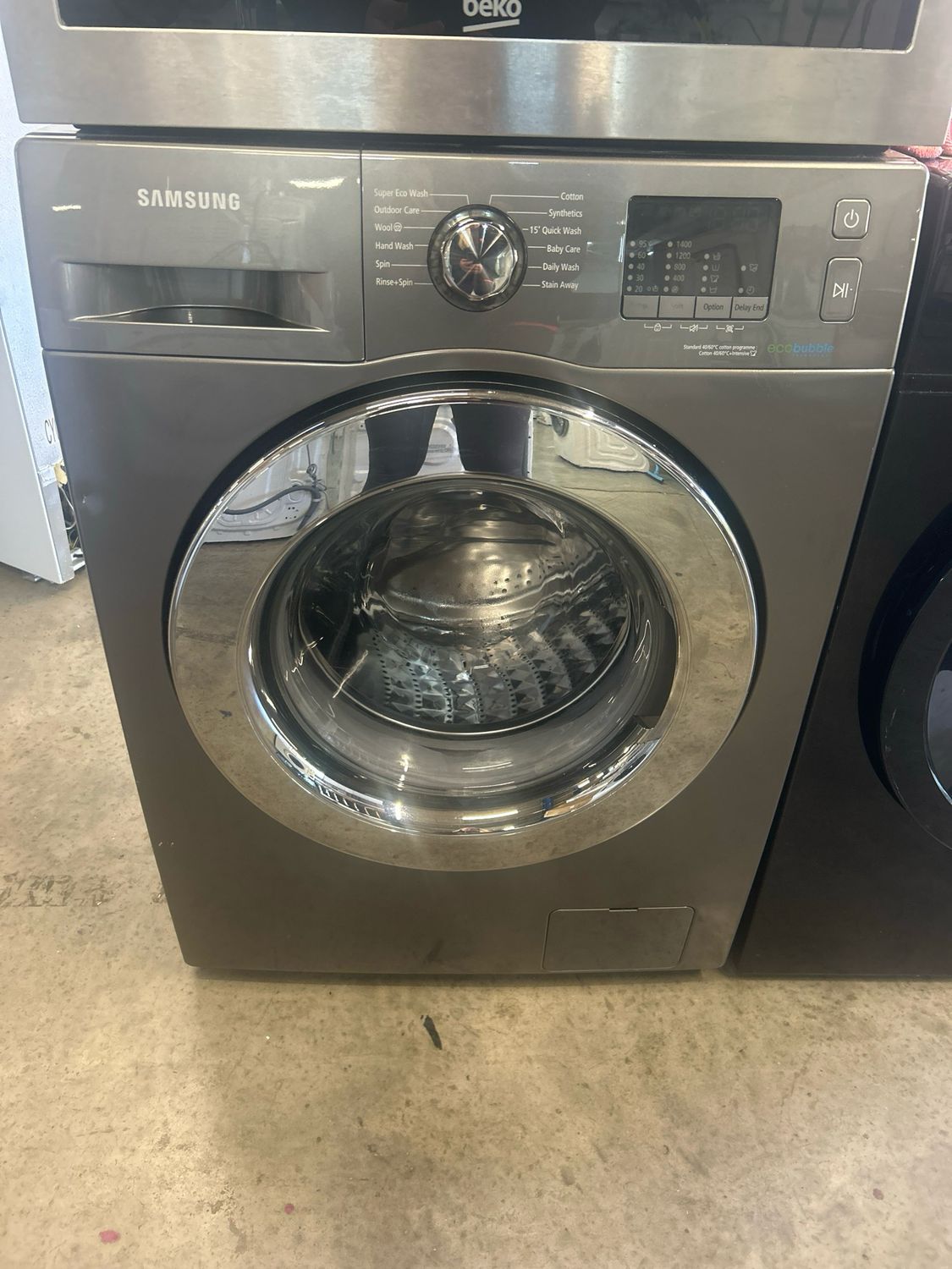 Samsung WF70F5E2W4 8kg 1400rpm Washing Machine Grey Refurbished