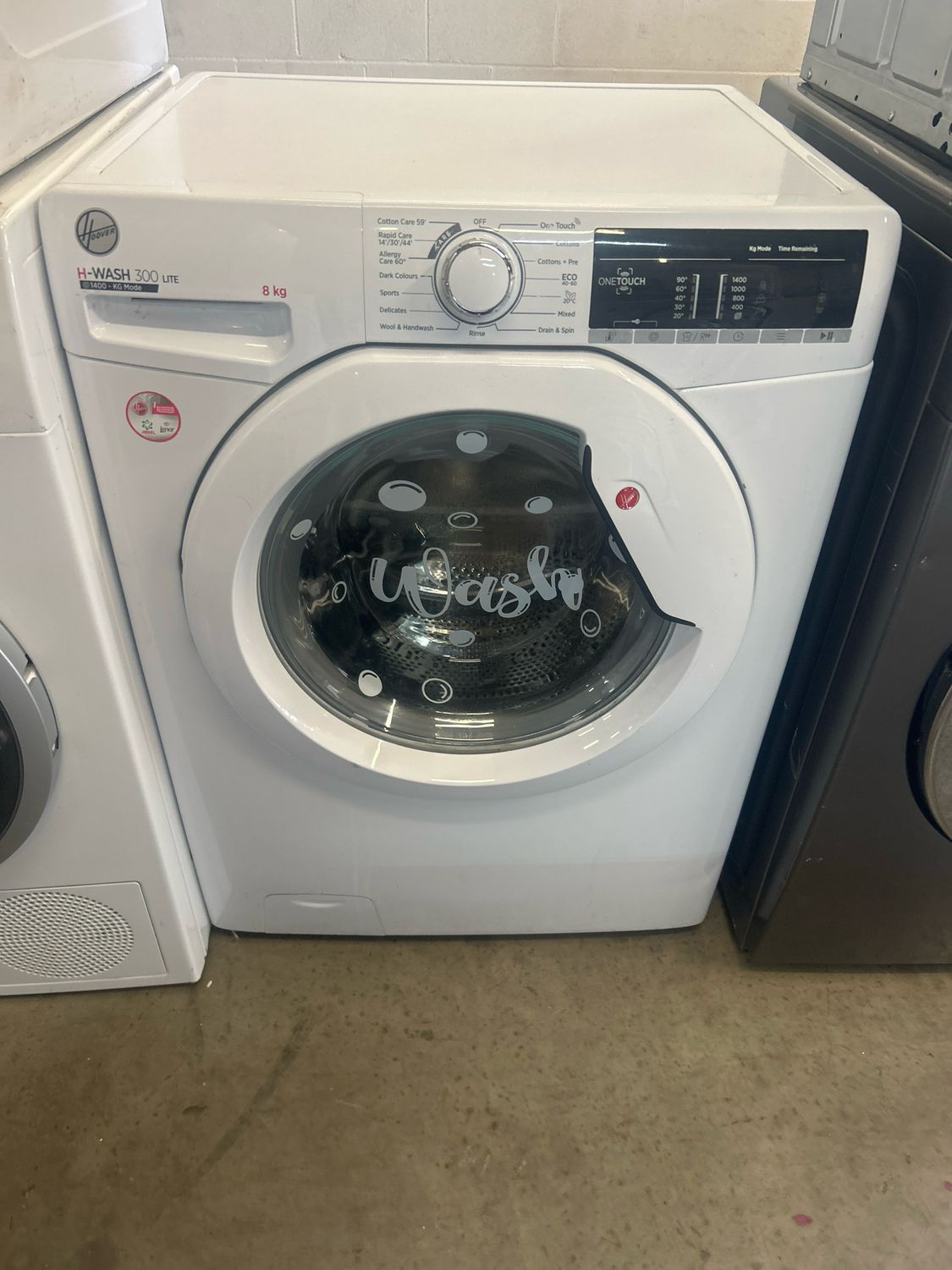 Hoover H3W48DE 8kg 1400rpm Washing Machine White
