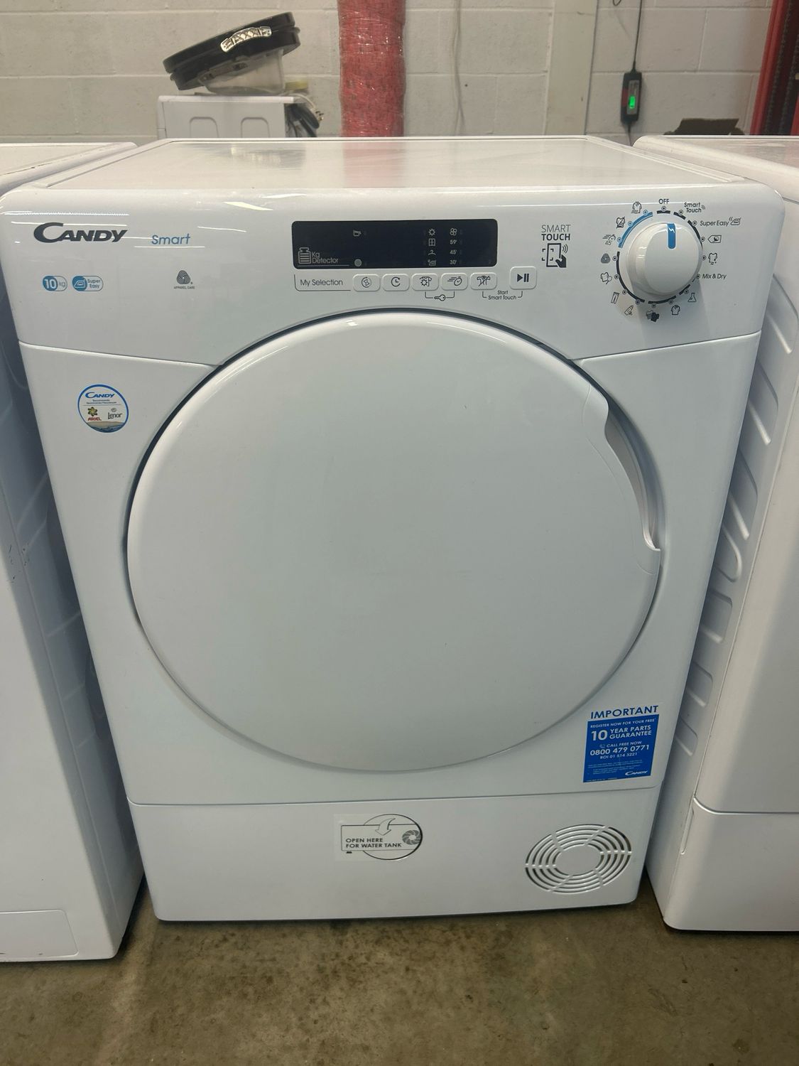Candy CSEC10LF-80 10kg Smart Condenser Dryer White