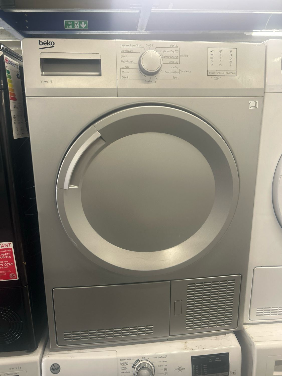 Beko DTGC7000S 7kg Condenser Dryer Silver