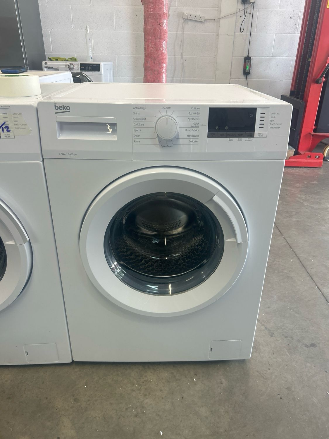 Beko 9kg 1200rpm Washing Machine White