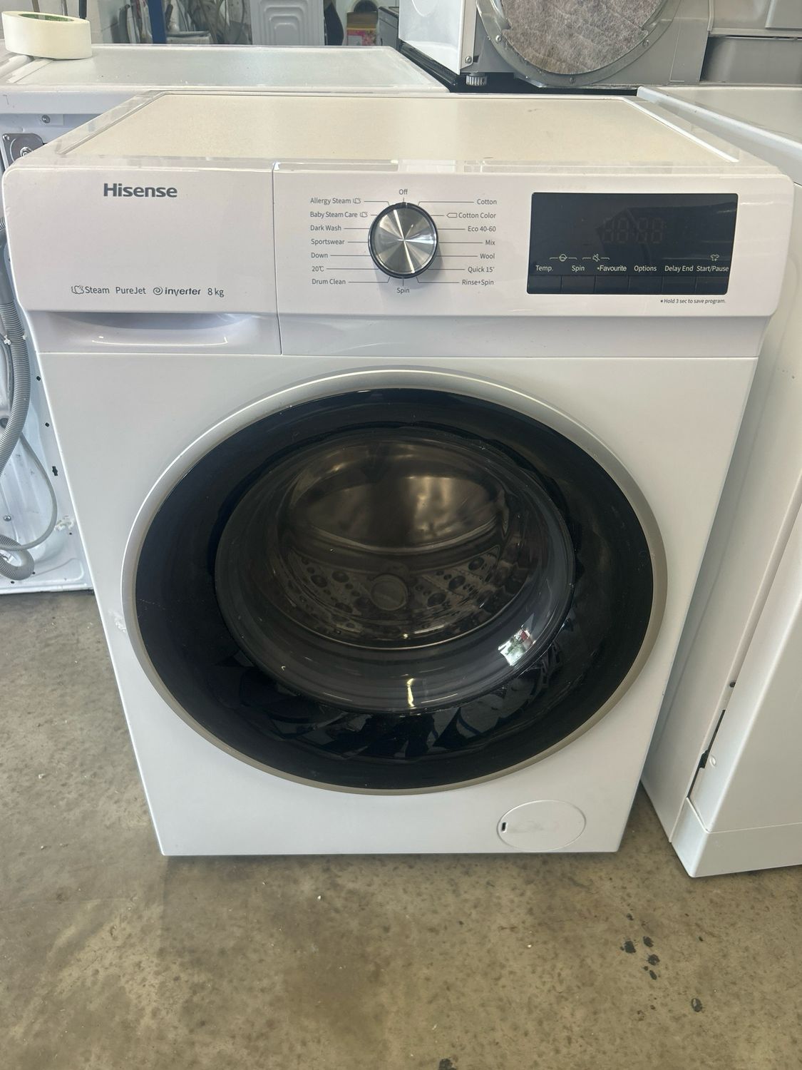 Hisense WFQY801418VJM 8kg 1400rpm Washing Machine White