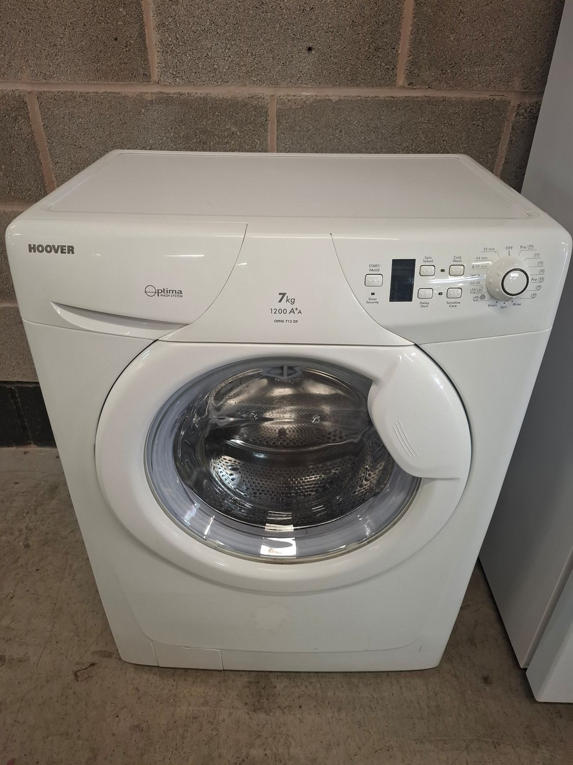 Hoover 7kg Load 1400 Spin Washing Machine White Refurbished