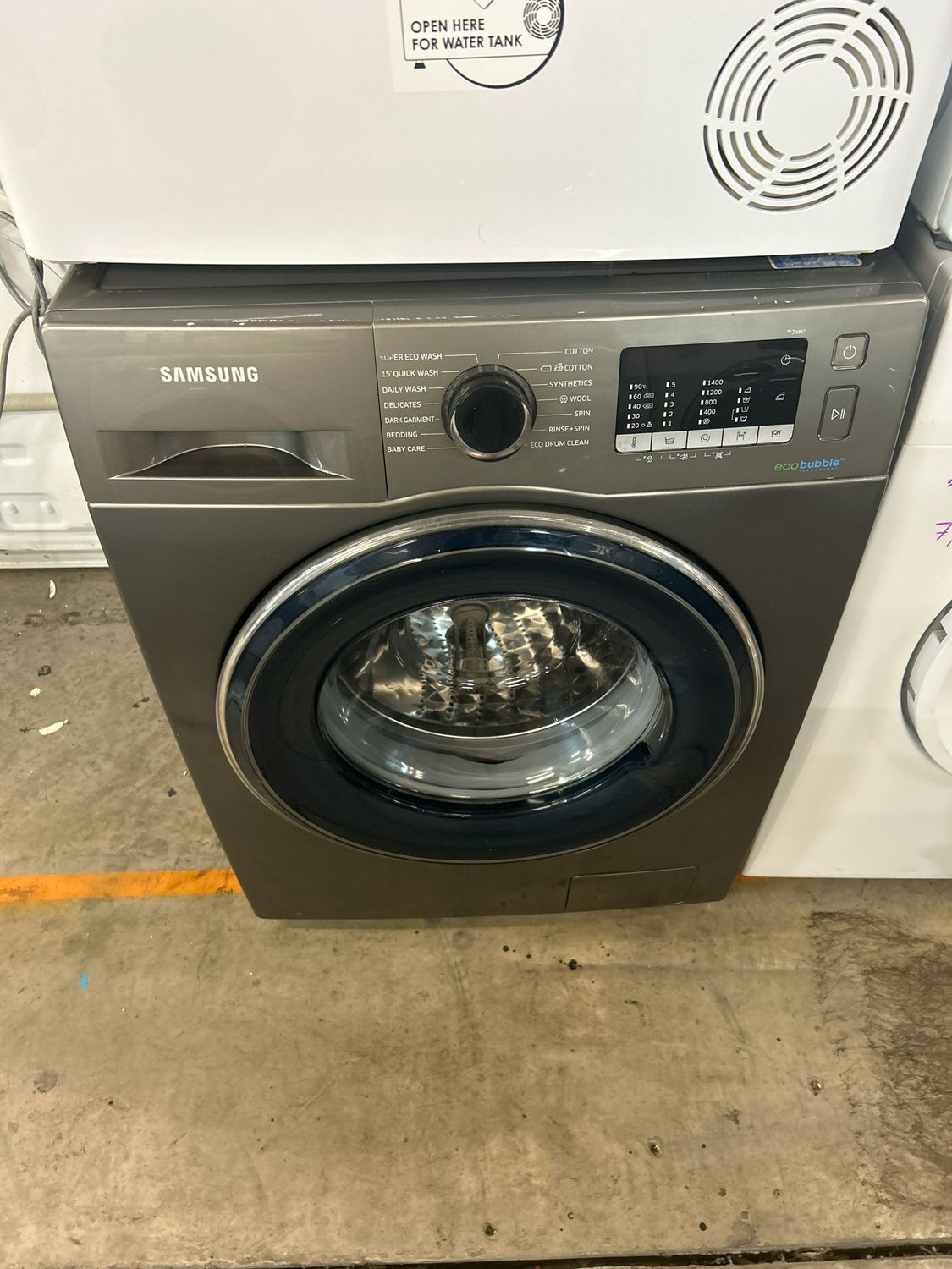 Samsung WW80J5555FX/EU Ecobubble 8kg 1400rpm Washing Machine Grey Refurbished