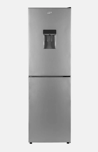 SIA SFF17650S 50/50 252L Fridge Freezer with Water Dispenser Silver, 55 x 55 x 176cm Brand New