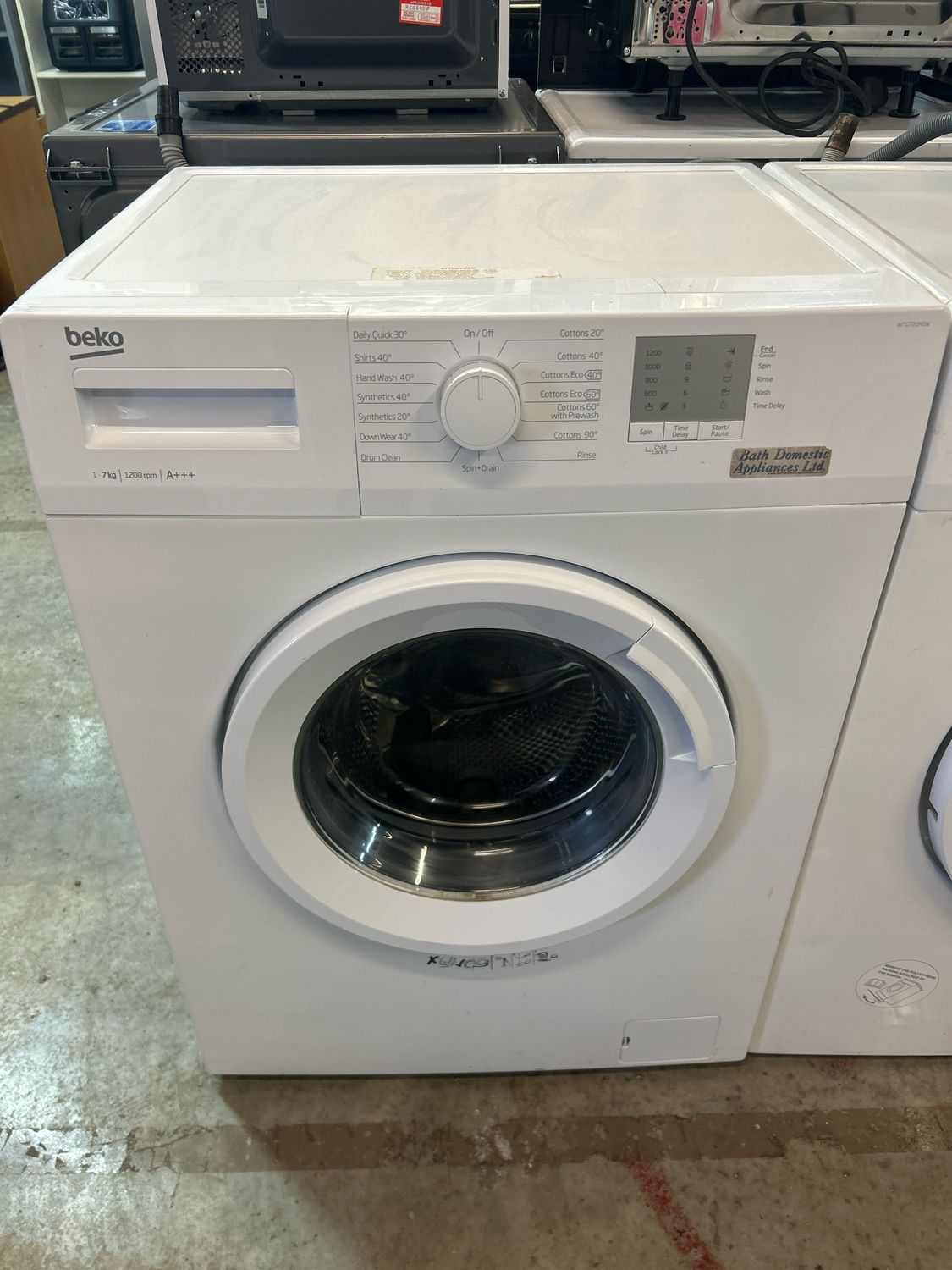 Beko WTG720M1W 7kg 1200rpm Washing Machine White