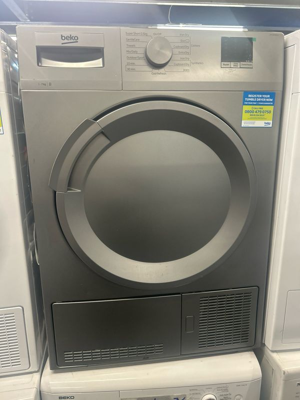 Beko DTLCE70051S 7Kg Condenser Dryer Silver
