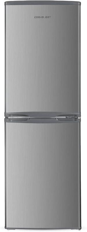 #Cookology CFF1425050IX 142L Inox Freestanding 50/50 Fridge Freezer Brand New