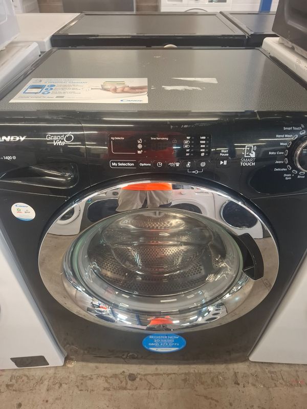 Candy GVS148DC3B 8kg 1400 Spin Washing Machine Black