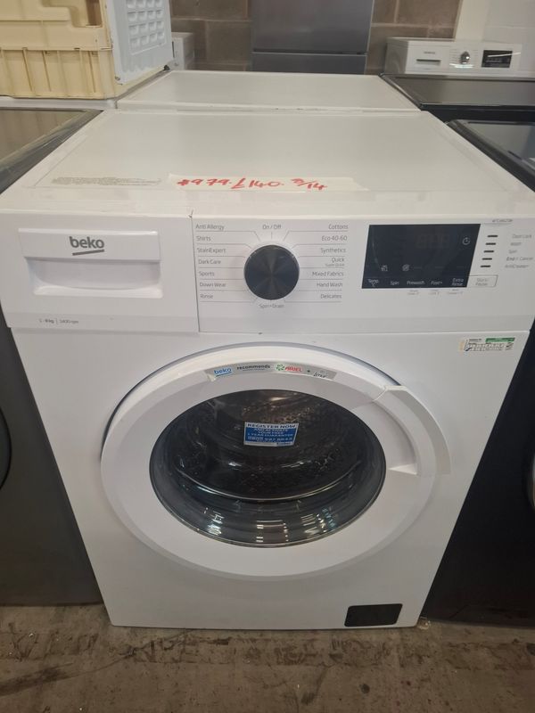 Beko WTL84121W 8kg 1200rpm Washing Machine White