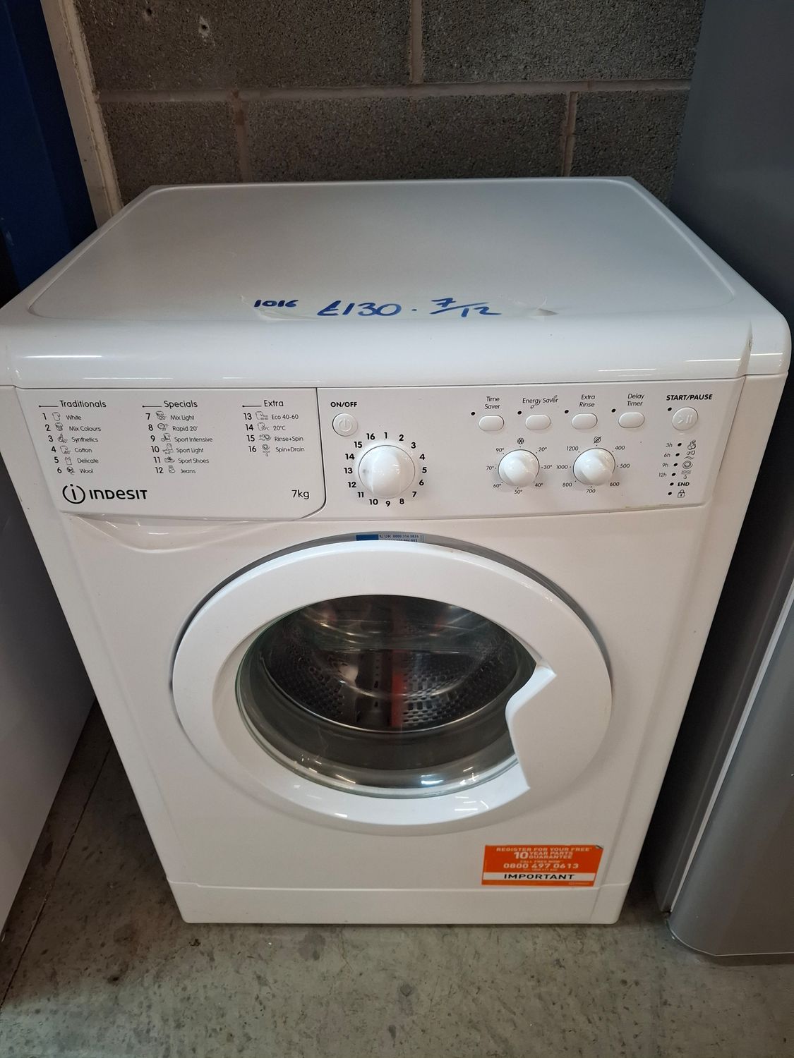 Indesit IWC71252 7KG 1200rpm Washing Machine White
