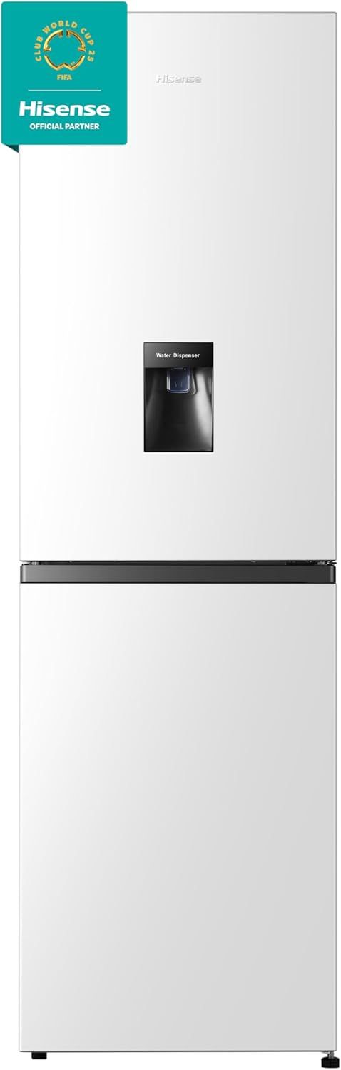 #HISENSE RB327N4WWE 50/50 Fridge Freezer White H182cm W55cm D56cm