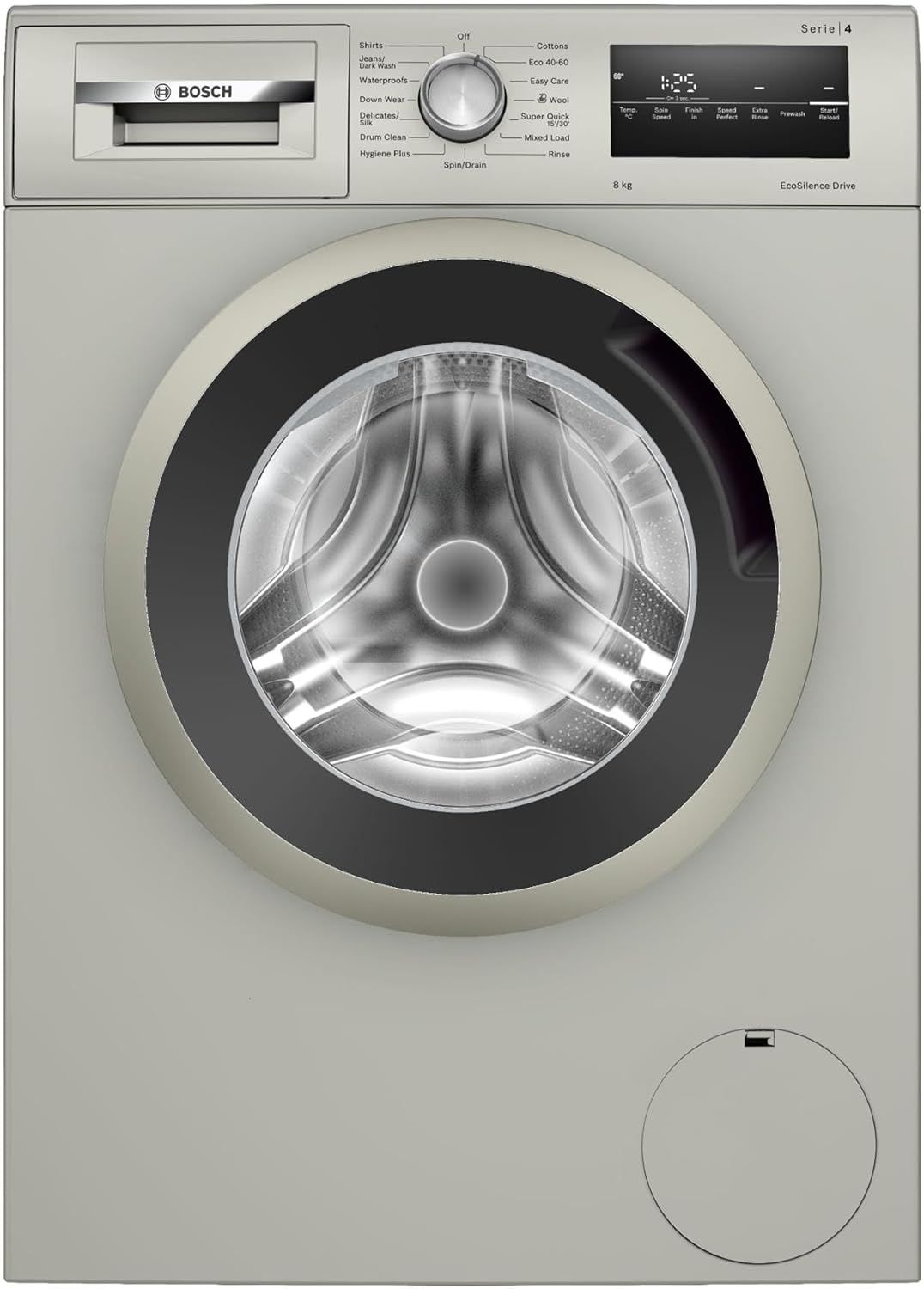 #Bosch Serie 4 WAN282X2GB 8kg 1400rpm Washing Machine Silver Brand New