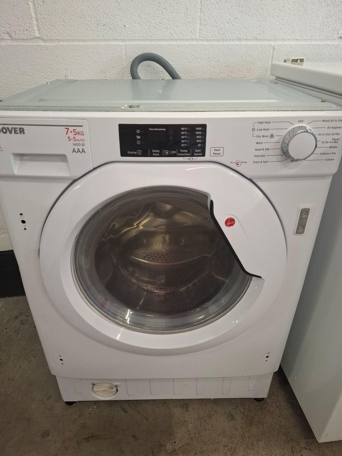 Hoover HBWD7514DA 7+5kg 1400 Built in Integrated Washer Dryer
