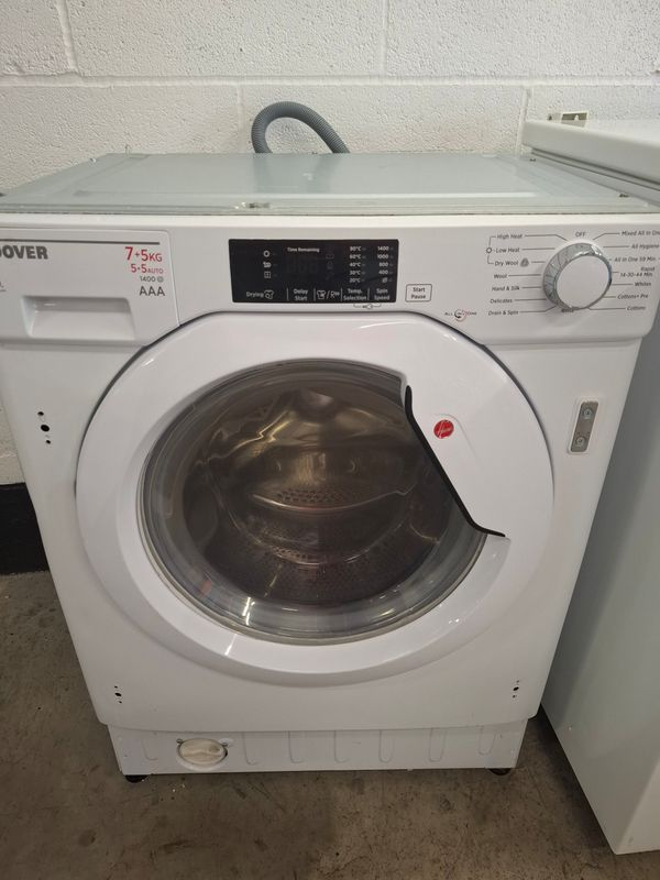 Hoover HBWD7514DA 7+5kg 1400 Built in Integrated Washer Dryer