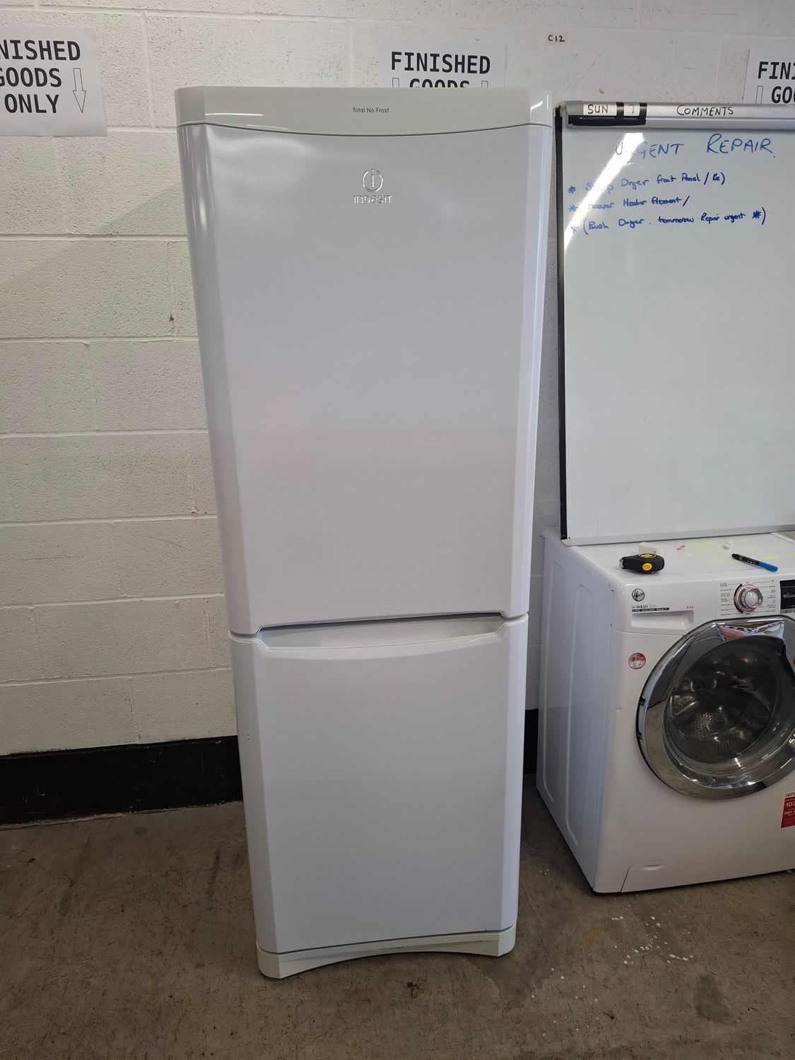 Indesit BAN12NF Fridge Freezer Frost Free White H175cm W60cm D65cm