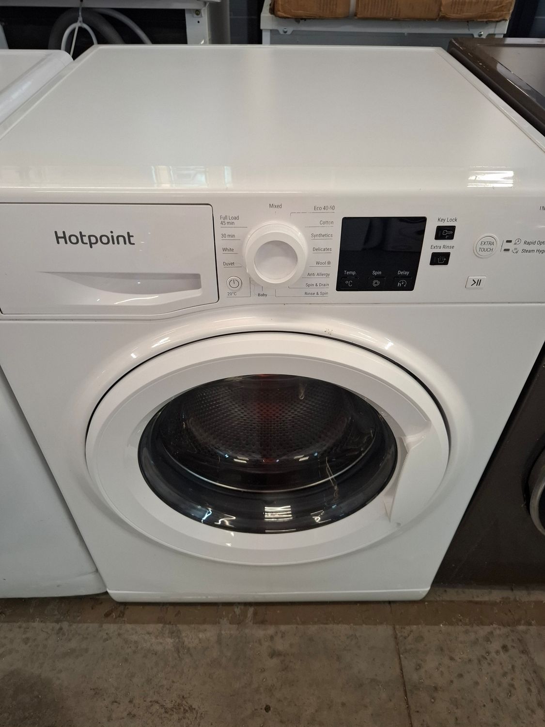 Hotpoint NSWR963C 9kg Load  1600 Spin Washing Machine White