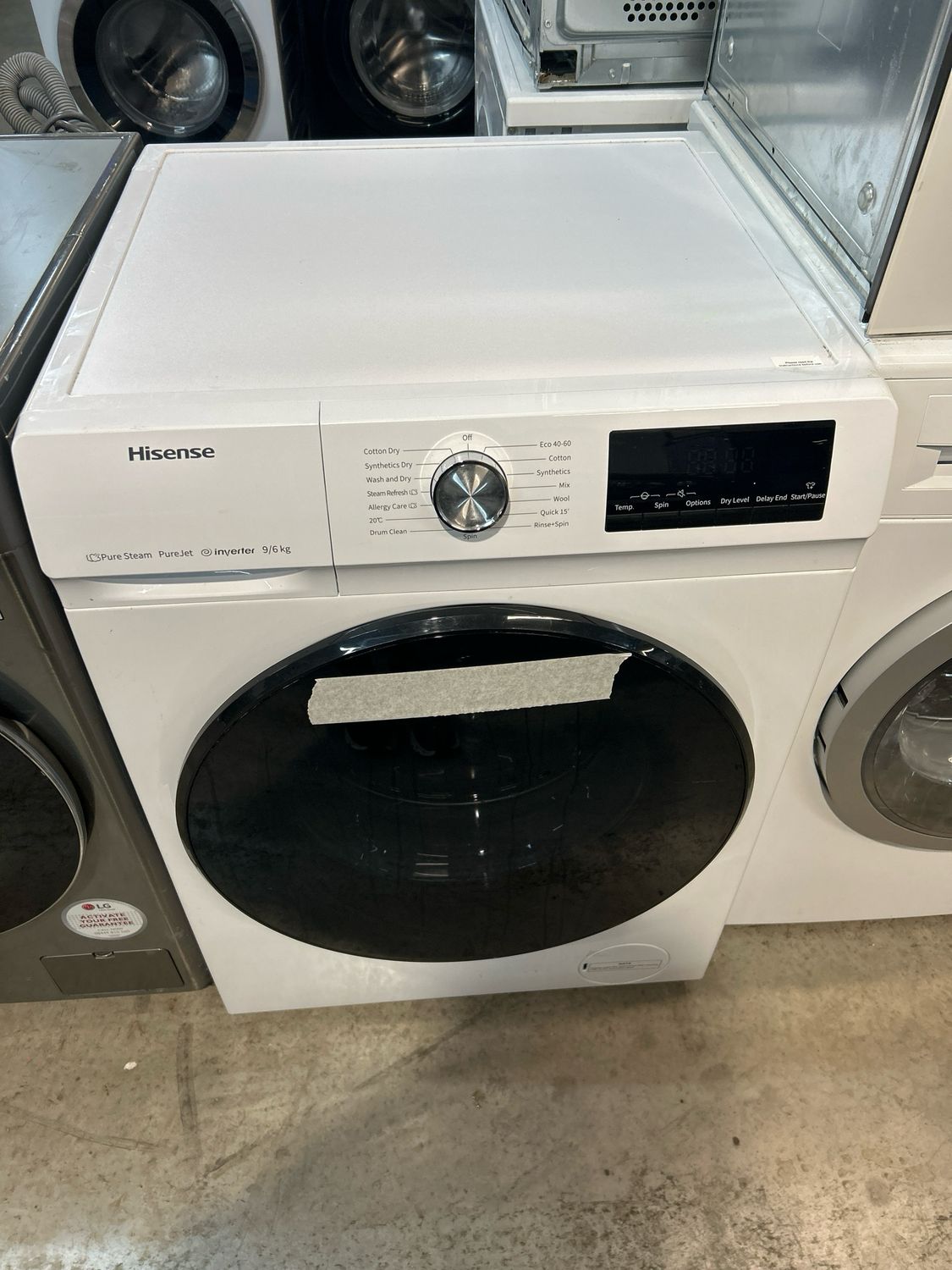 Hisense WDQA9014EVJM Washer/Dryer 9kg/6Kg 1400rpm White