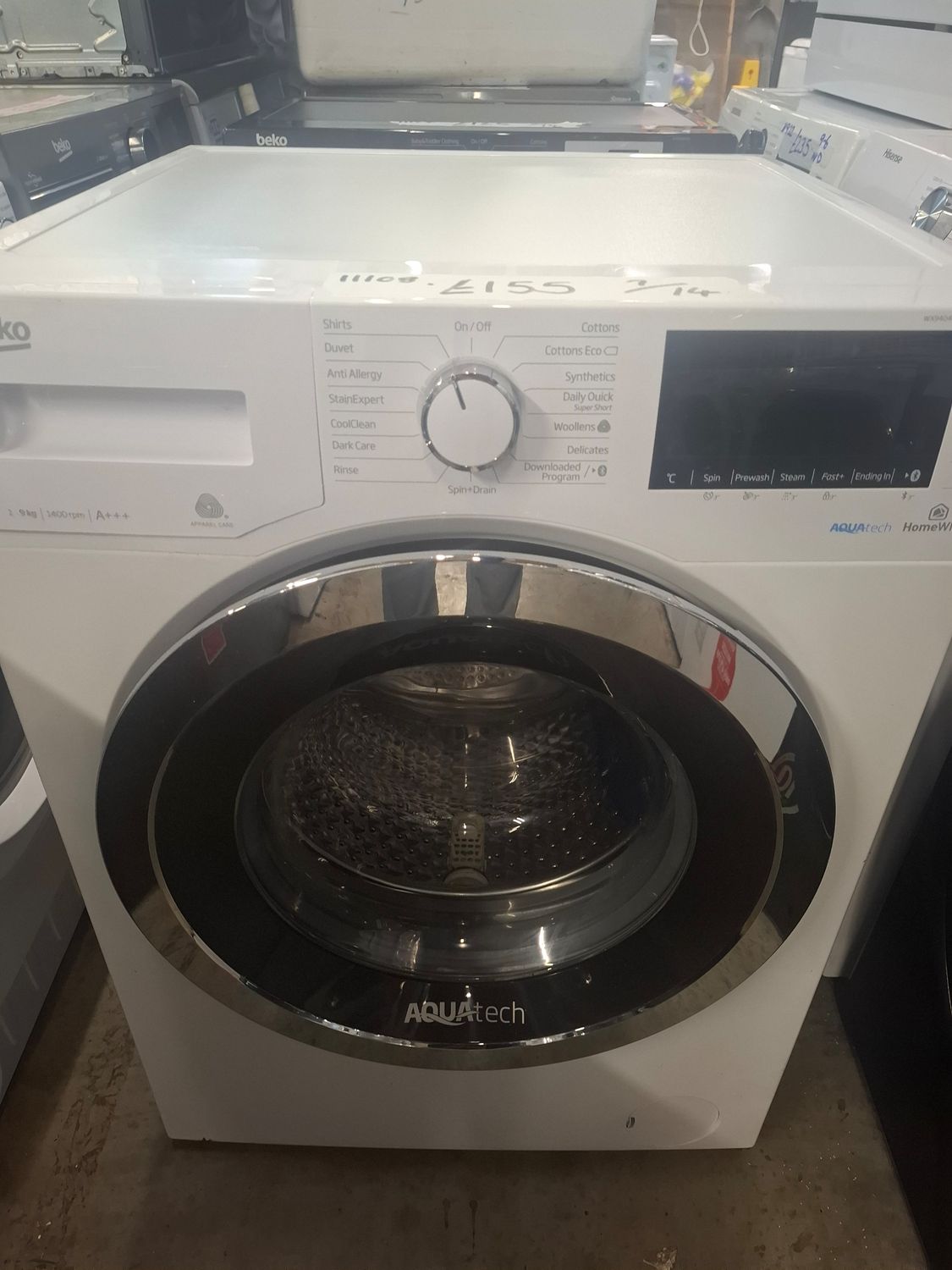 Beko WX940430W 9KG 1400rpm Washing Machine White