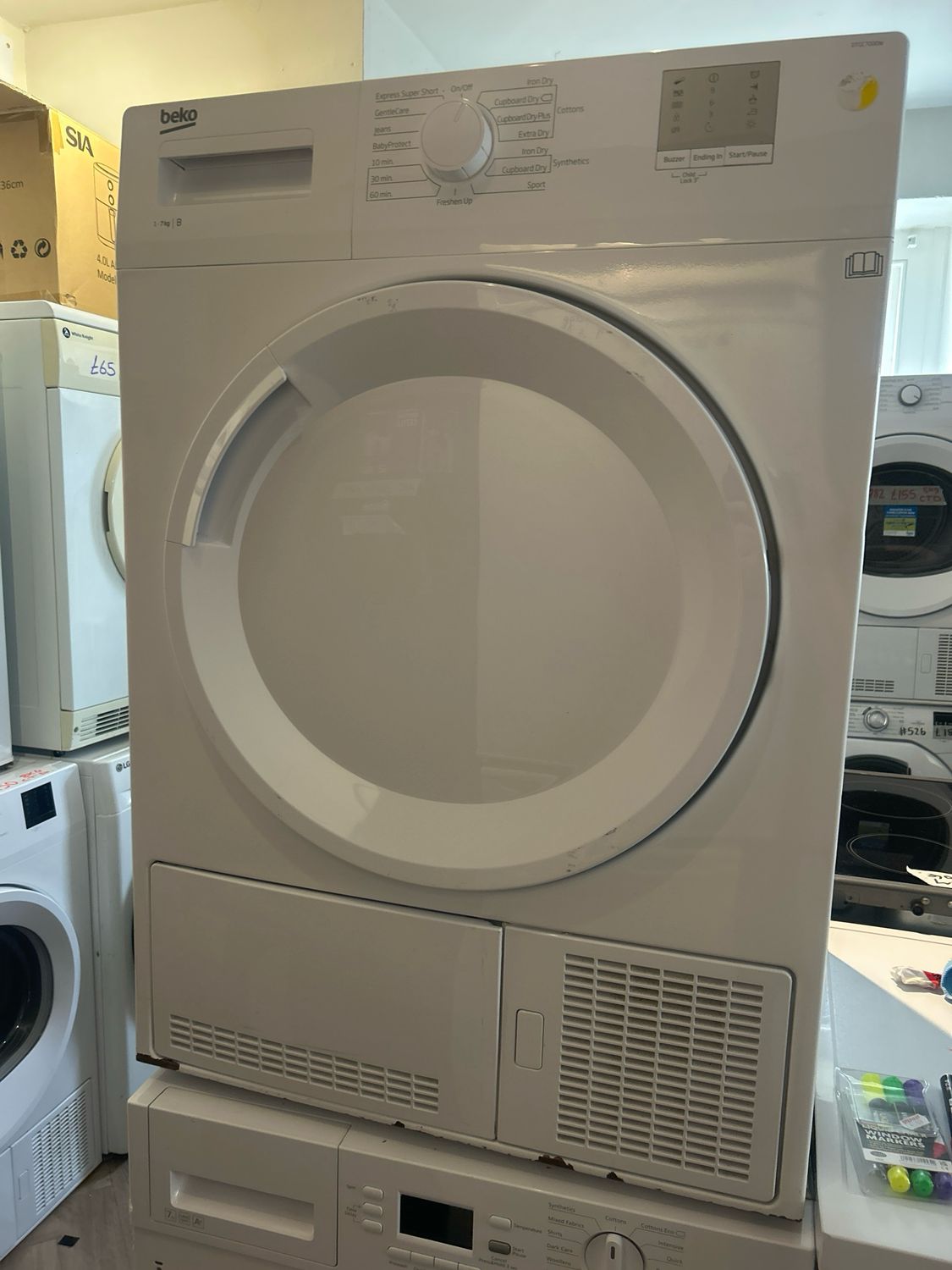 Beko DTGC7000W 7kg Condenser Dryer White