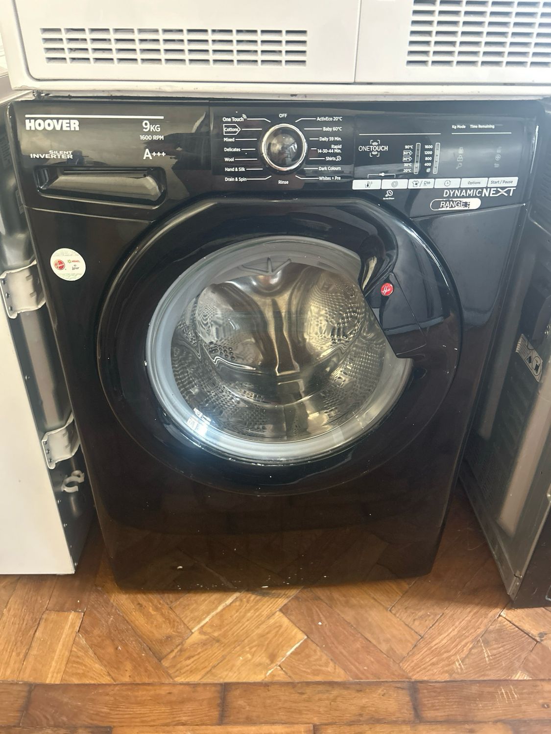 Hoover DXOA58LB3B 9KG 1600rpm Washing Machine Black