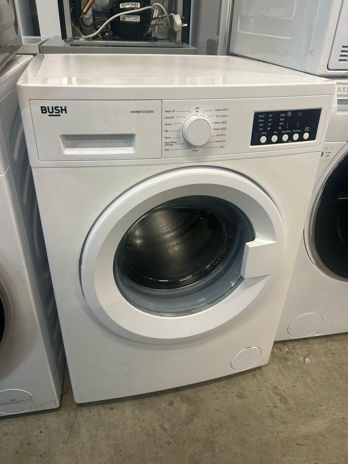 Bush WMNB1012EW 10kg 1200rpm Washing Machine White