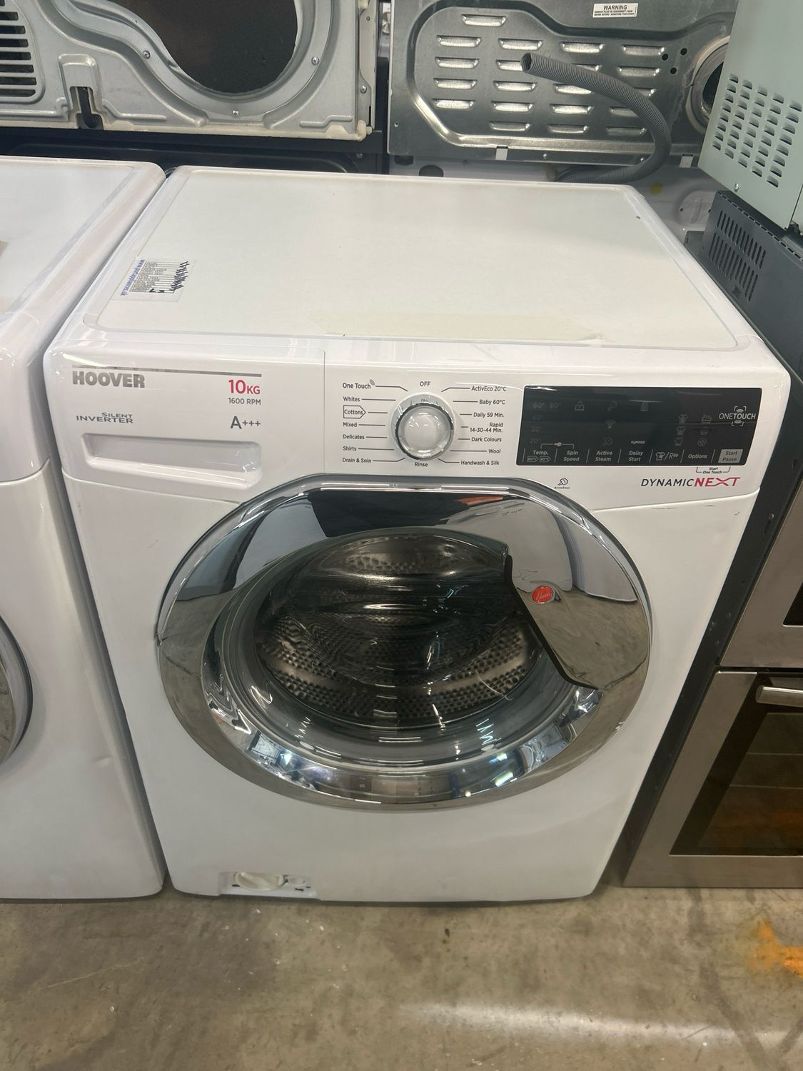 Hoover 10kg 1600rpm Washing Machine White