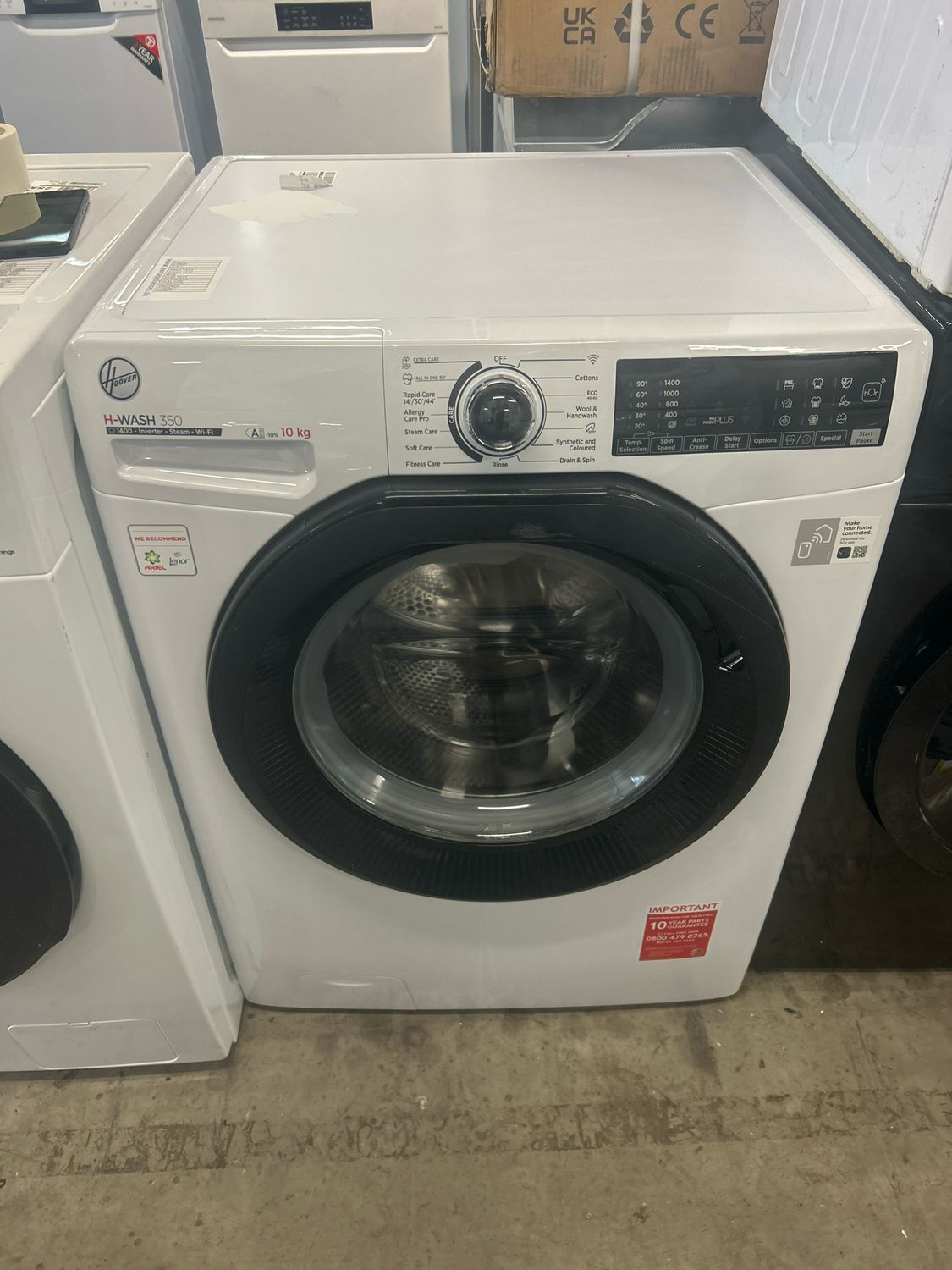 Hoover H3WPS4106TMB6 10KG 1400rpm Washing Machine White