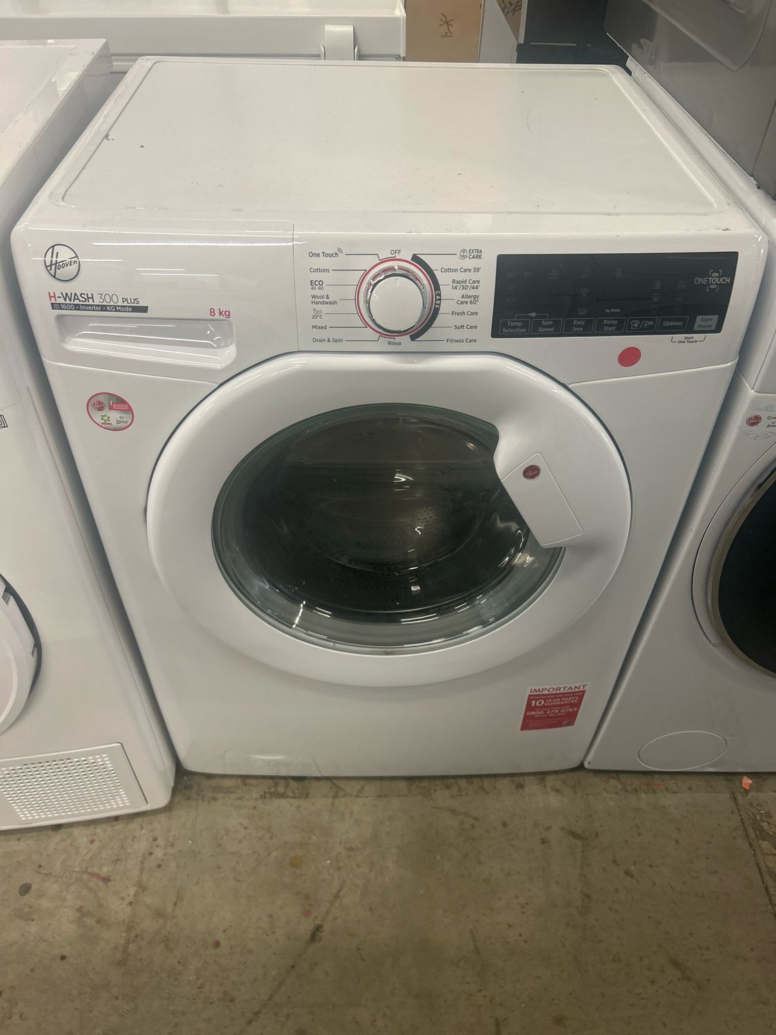 Hoover H3W68TME 8kg 1600rpm Washing Machine White