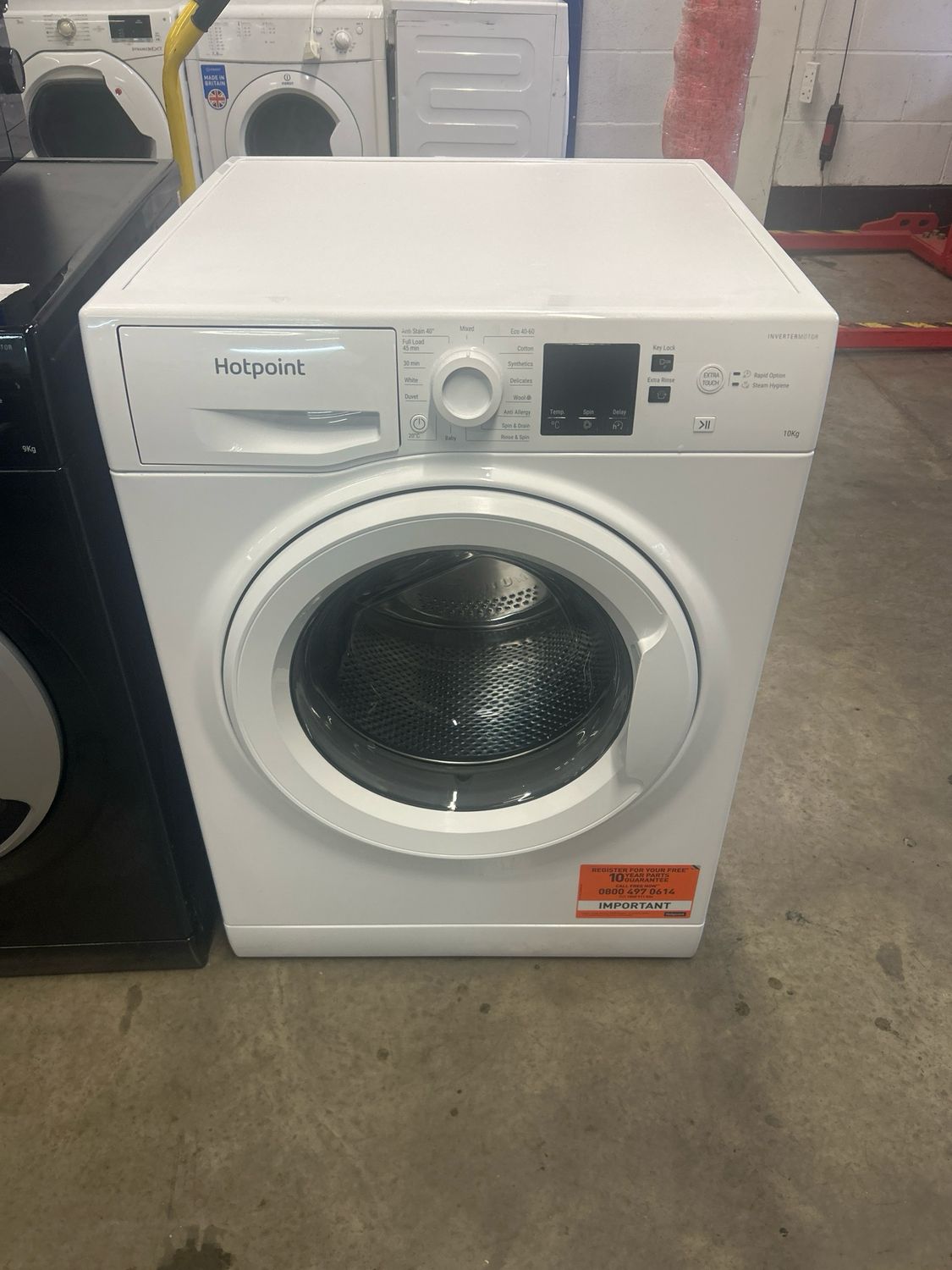 Hotpoint NSWM1044CW 10kg 1400rpm Washing Machine White