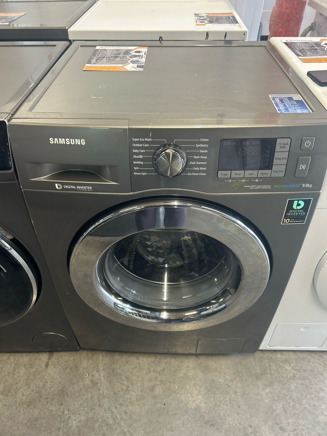 Samsung WF90F5E5U4X 9kg 1400rpm Washing Machine Graphite Grey