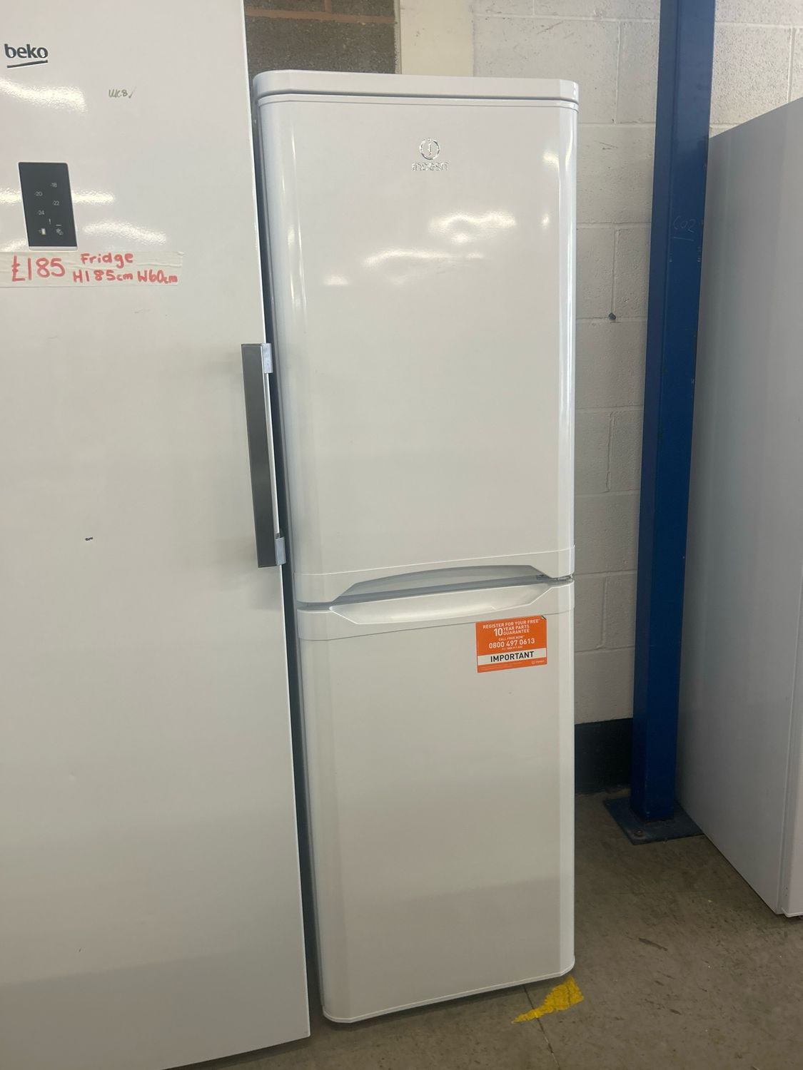 Indesit BAN12NF Fridge Freezer Frost Free White H175cm W55cm D55cm