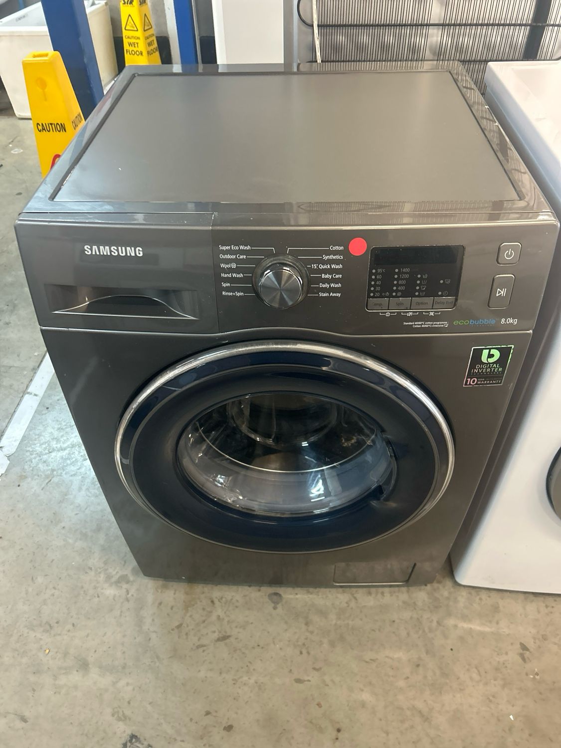 Samsung WW80J5555FC Ecobubble 8kg 1400rpm Washing Machine Grey