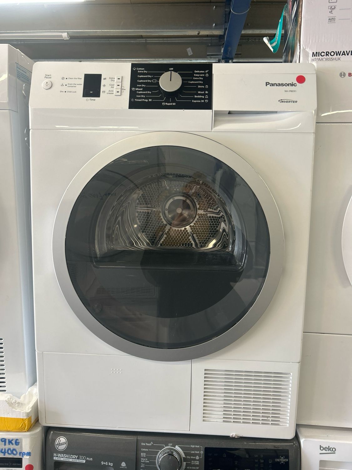 Panasonic NH-P8ER1 White 8kg Heat Pump Tumble Dryer White