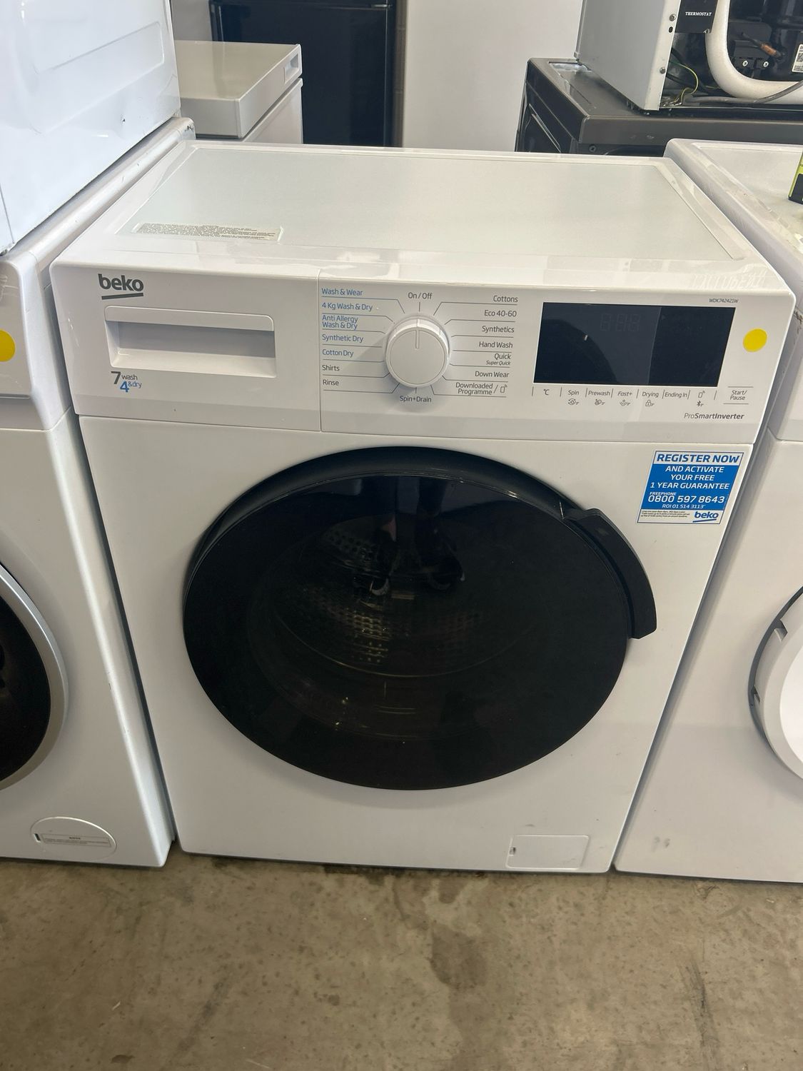 Beko WDK742321W 7kg/4kg 1400rpm Washer/Dryer White