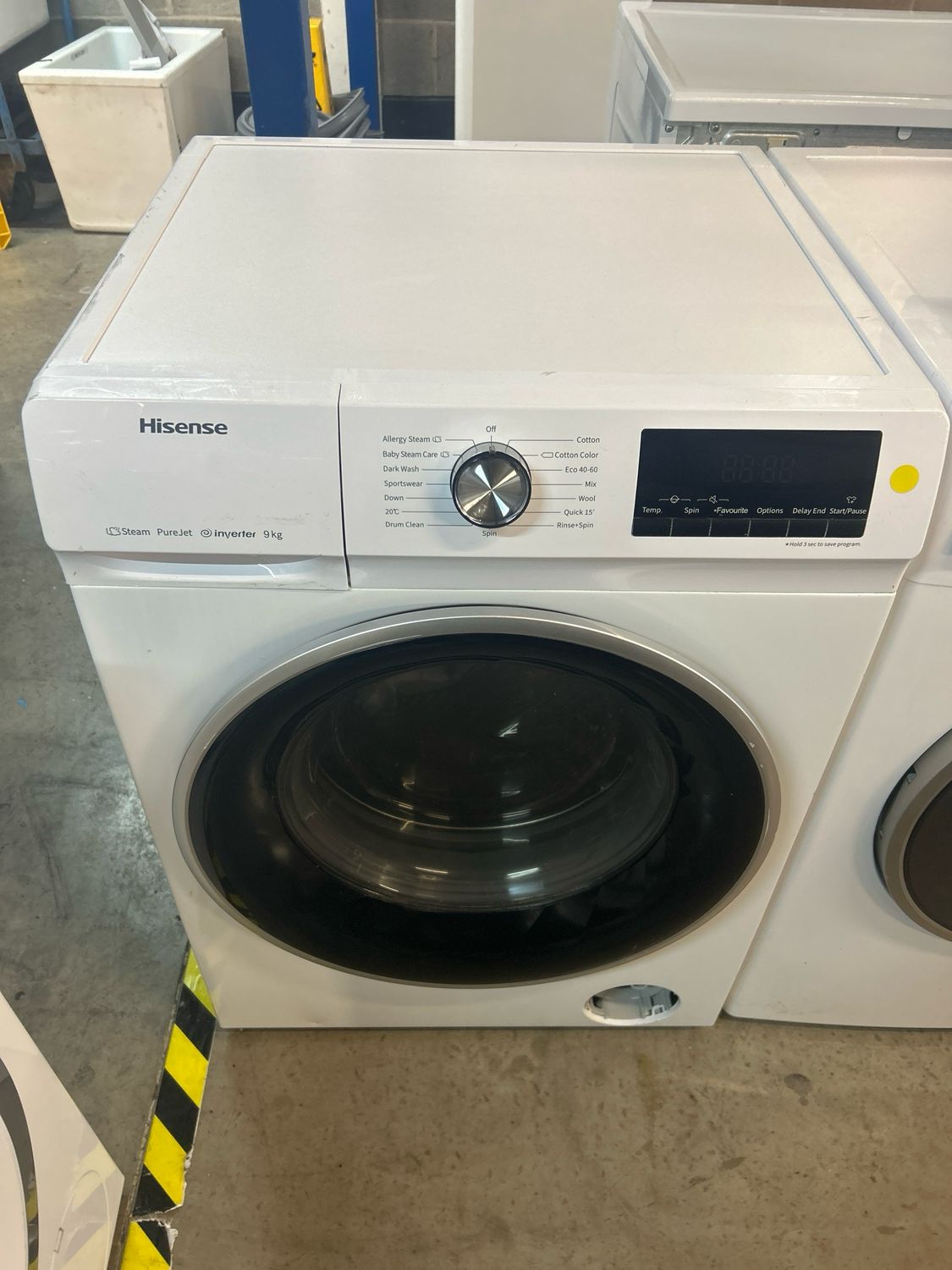 Hisense WFQY9014EVJM 9KG 1400rpm Washing Machine White
